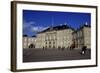 Amalienborg Palace, Winter Residence of the Danish Royal Family, Copenhagen-Simon Montgomery-Framed Photographic Print