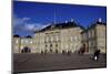 Amalienborg Palace, Winter Residence of the Danish Royal Family, Copenhagen-Simon Montgomery-Mounted Photographic Print