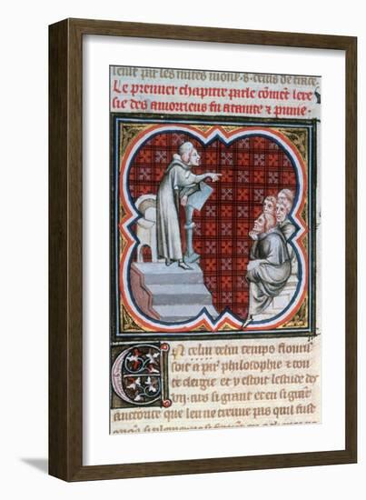 Amalric of Bena Teaching, C1200, (1375-137)-null-Framed Giclee Print