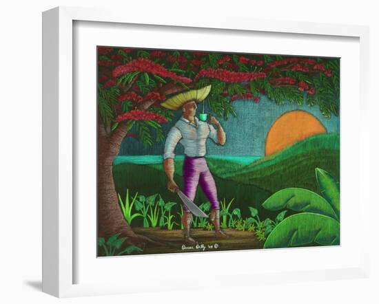 Amancer En Borinquen, 2003-Oscar Ortiz-Framed Giclee Print