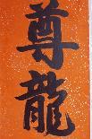 Close-up of Chinese Calligraphy at a Temple, Stanley, Hong Kong, China, Asia-Amanda Hall-Photographic Print