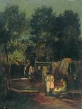 Circus under Trees, 1912-Amandus Faure-Framed Stretched Canvas
