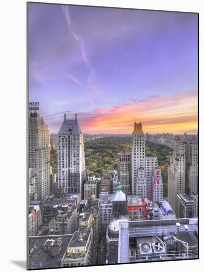 Amanecer Oton?al en Central Park Vertical-Moises Levy-Mounted Photographic Print