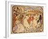 Amants, 1895-Alphonse Mucha-Framed Giclee Print