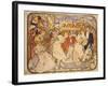 Amants, 1895-Alphonse Mucha-Framed Giclee Print