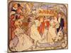Amants, 1895-Alphonse Mucha-Mounted Giclee Print