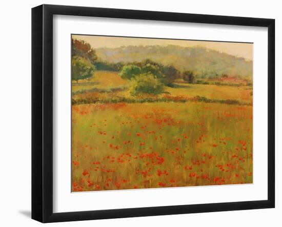 Amapolas III-Alex Hook Krioutchkov-Framed Art Print