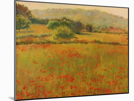 Amapolas III-Alex Hook Krioutchkov-Mounted Art Print