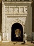 Tunis, Sidi Bou Said, A Decorative Doorway of a Private House, Tunisia-Amar Grover-Photographic Print