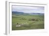 Amarbayasgalant Monastery from above, Mount Buren-Khaan, Baruunburen district, Selenge province, Mo-Francesco Vaninetti-Framed Photographic Print