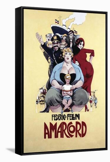 Amarcord, 1973-null-Framed Stretched Canvas