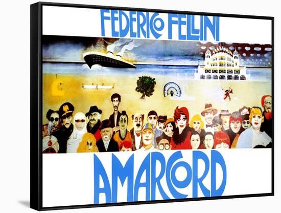 Amarcord, 1973-null-Framed Stretched Canvas