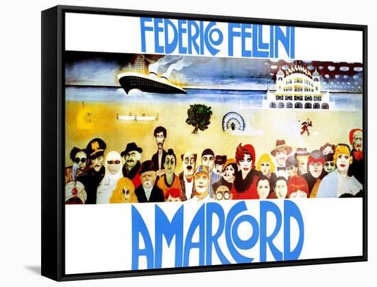 Amarcord, 1973-null-Framed Stretched Canvas