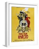 Amarcord, French poster, 1973-null-Framed Art Print