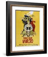 Amarcord, French poster, 1973-null-Framed Art Print