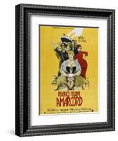 Amarcord, French poster, 1973-null-Framed Art Print