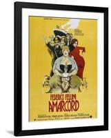 Amarcord, French poster, 1973-null-Framed Art Print