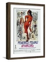 Amarcord, German poster, 1973-null-Framed Art Print