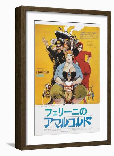 Amarcord, Japanese poster, 1973-null-Framed Art Print