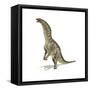 Amargasaurus Dinosaur in Dynamic Posture-null-Framed Stretched Canvas