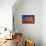 Amarillo, Texas - Palo Duro Canyon - Moon and Red Rock-Lantern Press-Framed Stretched Canvas displayed on a wall