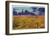 Amarillo, Texas - View of a Field of Wheat at Twilight, c.1935-Lantern Press-Framed Art Print