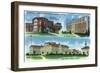 Amarillo, Tx - New Southwestern Hospital Center, Northwest Tx, St. Anthony, and Us Veterans, c.1940-Lantern Press-Framed Art Print