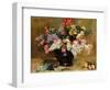 Amaryllis, Lilac and Tulips, 1911-Lovis Corinth-Framed Giclee Print