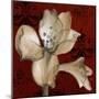 Amaryllis on Red I-Lanie Loreth-Mounted Premium Giclee Print