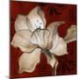 Amaryllis on Red II-Lanie Loreth-Mounted Art Print