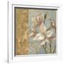 Amaryllis on Soft Blue-Silvia Vassileva-Framed Art Print