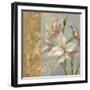 Amaryllis on Soft Blue-Silvia Vassileva-Framed Premium Giclee Print