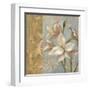 Amaryllis on Soft Blue-Silvia Vassileva-Framed Art Print