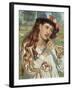 Amaryllis' or 'The Shepherdess', c.1884-William Holman Hunt-Framed Giclee Print