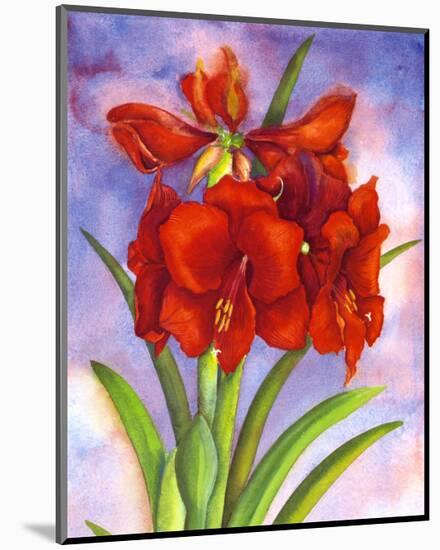 Amaryllis-Jane Edwards-Mounted Art Print