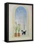 Amaryllis-Ditz-Framed Stretched Canvas