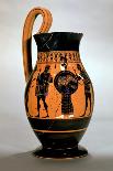 Attic Black-Figure Olpe Depicting Athena Confronting Poseidon, 6th Century BC-Amasis Painter-Giclee Print