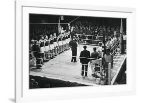 Amateur Boxing Competition Between Germany and Poland, 1936-null-Framed Giclee Print