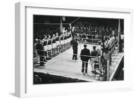 Amateur Boxing Competition Between Germany and Poland, 1936-null-Framed Giclee Print