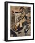 Amateur Coach Driver-G Denholm Armour-Framed Art Print