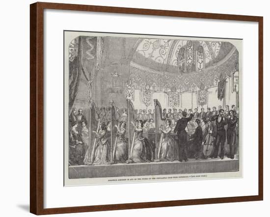 Amateur Concert in Aid of the Funds of the Newcastle-Upon-Tyne Infirmary-null-Framed Giclee Print