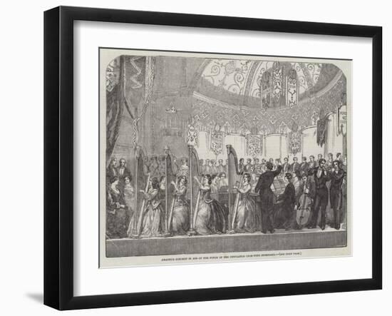 Amateur Concert in Aid of the Funds of the Newcastle-Upon-Tyne Infirmary-null-Framed Giclee Print