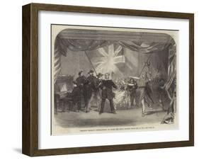 Amateur Dramatic Entertainment on Board the Great Eastern Steam-Ship at Sea-null-Framed Giclee Print