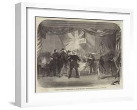 Amateur Dramatic Entertainment on Board the Great Eastern Steam-Ship at Sea-null-Framed Giclee Print