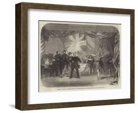 Amateur Dramatic Entertainment on Board the Great Eastern Steam-Ship at Sea-null-Framed Giclee Print