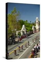 Amateur Men Bicyclists competing in the Garrett Lemire Memorial Grand Prix National Racing Circu...-null-Stretched Canvas