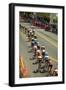 Amateur Men Bicyclists competing in the Garrett Lemire Memorial Grand Prix National Racing Circu...-null-Framed Photographic Print