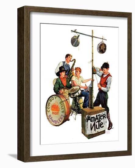 "Amateur Night,"January 11, 1936-Monte Crews-Framed Giclee Print