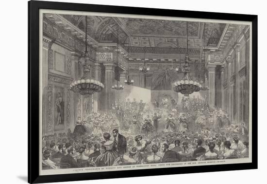 Amateur Performance by Nobility and Gentry at Freemasons' Hall-null-Framed Giclee Print