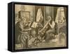 Amateur Quartet-August Mandlick-Framed Stretched Canvas